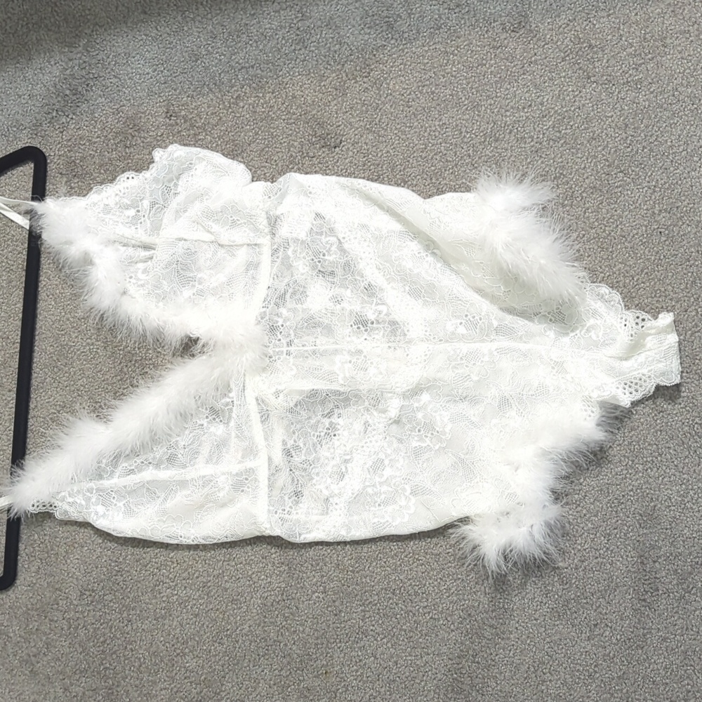Zulily White Intimates Cheeky Teddy